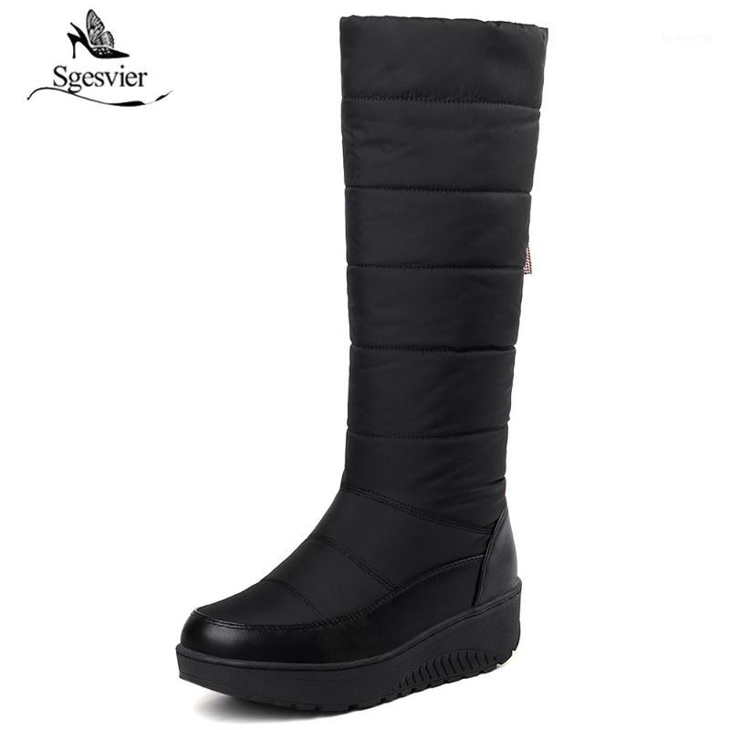 Sgesvier Fashion Red Black Down Cotton Women Winter Shoes Platform Snow Boots Size 35-44 Wedge Heel Ladies Mid Calf Boot OX9911
Sgesvier Fashion Red Black Down Cotton Women Winter Shoes Platform Snow Boots Size 35-44 Wedge Heel Ladies Mid Calf Boot OX9911