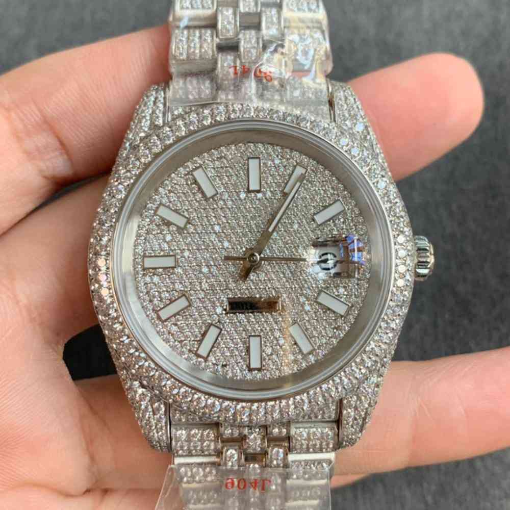 quartzWatch all Diamond Men's watch 40mm diamond inlaid steel 904L women's watch Monte superior, Slivery;brown
quartzWatch all Diamond Men's watch 40mm diamond inlaid steel 904L women's watch Monte superior, Slivery;brown