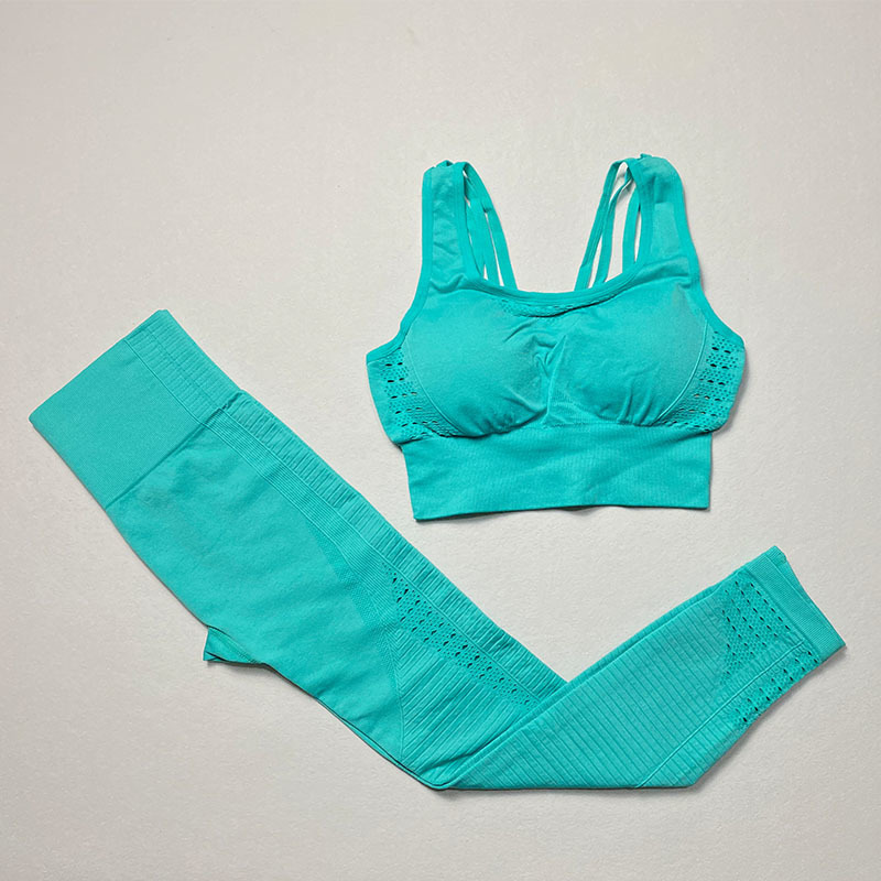 2 piece seamless gym set women seamless workout set gym fitness clothing yoga sports suits for women legging set outfit gym T200825