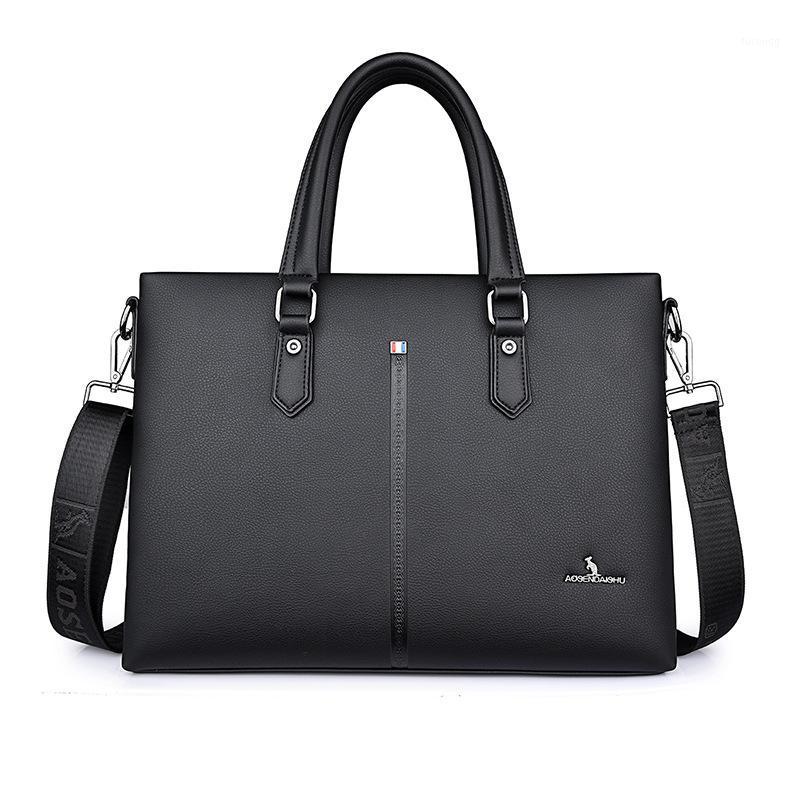 Simple Business Men Briefcase Bag Luxury Leather Laptop Bag Man Solid Color Shoulder Bolsa Maleta1, Black
Simple Business Men Briefcase Bag Luxury Leather Laptop Bag Man Solid Color Shoulder Bolsa Maleta1, Black