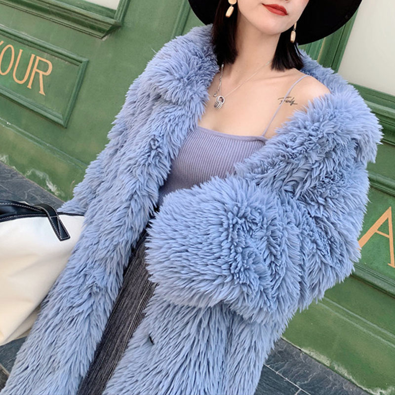Faux Fur Coat Women 2021 Casual Furry Thick Warm Long Faux Mink Fur Jacket Loose Winter Coat Women Teddy Coat manteau femme hiver, Black
Faux Fur Coat Women 2021 Casual Furry Thick Warm Long Faux Mink Fur Jacket Loose Winter Coat Women Teddy Coat manteau femme hiver, Black