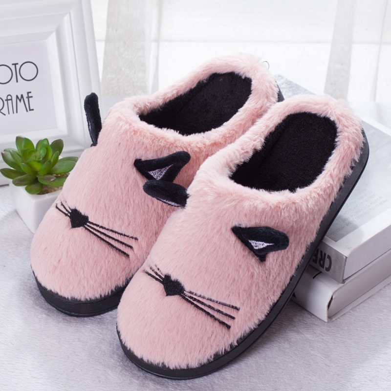 Cat Fluffy Couple Slippers With Ears Cute Women Slippers Soft Sole Home Indoor Slipper Fashion Flat Women Shoes T101 T200411
Cat Fluffy Couple Slippers With Ears Cute Women Slippers Soft Sole Home Indoor Slipper Fashion Flat Women Shoes T101 T200411