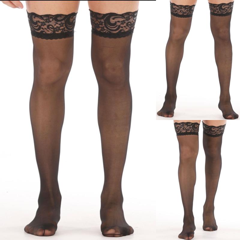 Adult Men's Lace Stockings Sexy Legs Long Tube Transparent High Thigh High Quality Stocking Fast Shipping Medias de hombre, Black
Adult Men's Lace Stockings Sexy Legs Long Tube Transparent High Thigh High Quality Stocking Fast Shipping Medias de hombre, Black