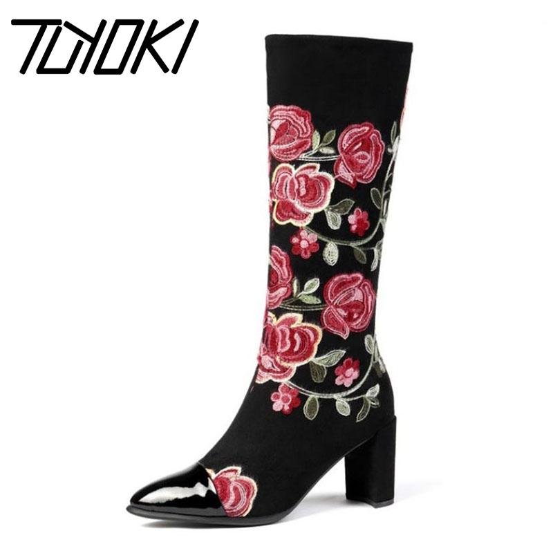 Tuyoki Women Retro Genuine Leather Classics Knee High Boots Zipper High Quality Pointed Toe Winter Boots Footwear Size 33-43, Black
Tuyoki Women Retro Genuine Leather Classics Knee High Boots Zipper High Quality Pointed Toe Winter Boots Footwear Size 33-43, Black