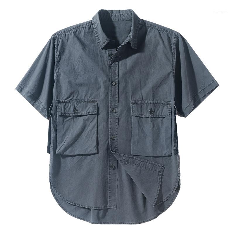 New Short-sleeved Tops Outdoors Camping Travel Climbing Men' Solid Color Lapel Tooling Shirt Summer Fit Cotton Male1, Army green
New Short-sleeved Tops Outdoors Camping Travel Climbing Men' Solid Color Lapel Tooling Shirt Summer Fit Cotton Male1, Army green