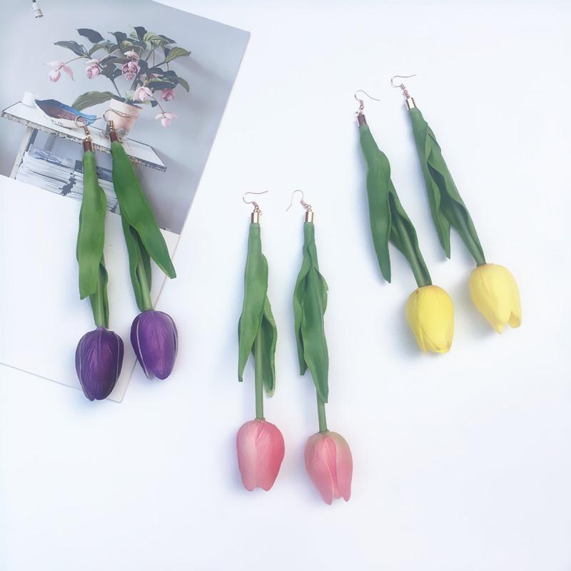 Handmade Tulip Resin Dangle Drop Earrings Cute Flower Long Earrings for Women Elegant Sweet Party Jewelry Accessories Brincos1
Handmade Tulip Resin Dangle Drop Earrings Cute Flower Long Earrings for Women Elegant Sweet Party Jewelry Accessories Brincos1