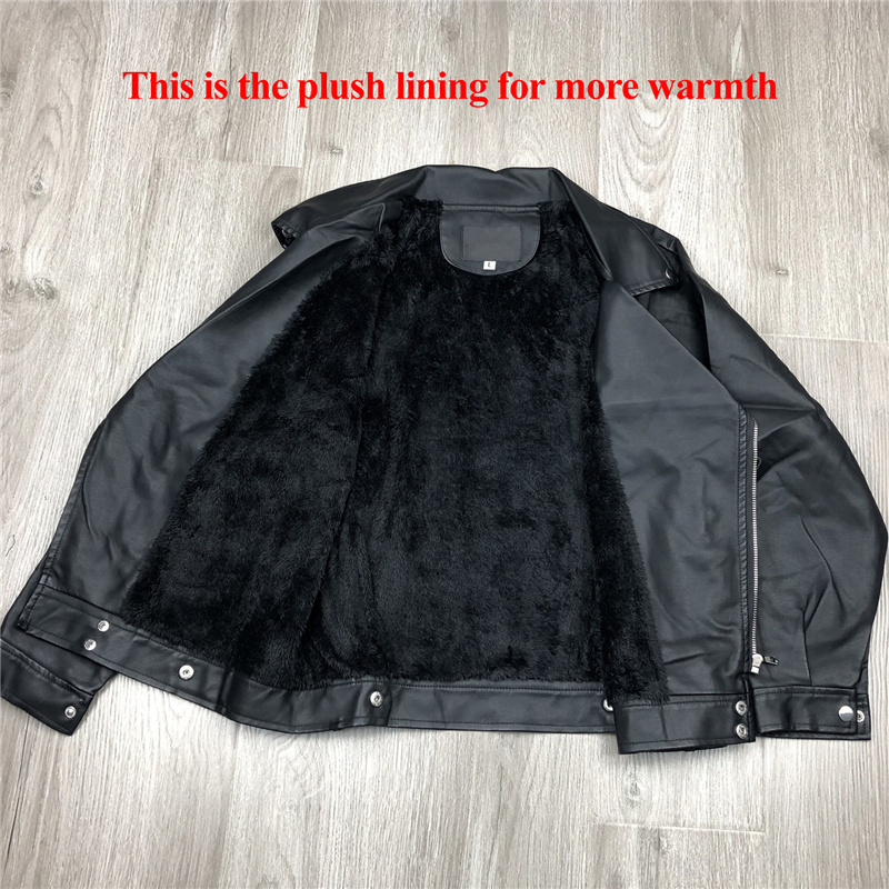 Aelegantmis New Loose PU Faux Leather Jacket Women Classic Moto Biker Jacket Autumn Winter Lady Basic Coat Plus Size Outerwear 201020