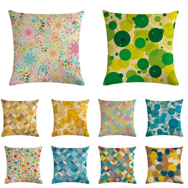 Simple Cushion Cover Colorful Bubbles Pattern Decorative Linen Pillow Cover Square Soft Bed Sofa Car Decor Cojines ZY938, Zy93814
Simple Cushion Cover Colorful Bubbles Pattern Decorative Linen Pillow Cover Square Soft Bed Sofa Car Decor Cojines ZY938, Zy93814