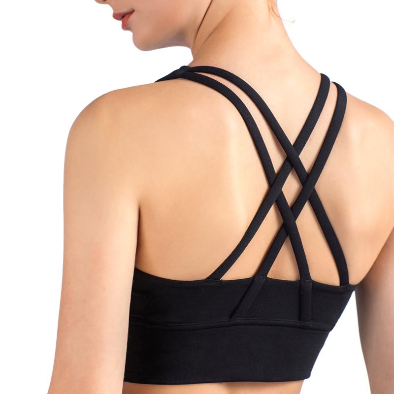 Back Cross Strappy Seamless Sports Bra Push Up Yoga Bra Padded Women Gym Brassiere Running Fitness Top Workout Sportswear, 02
Back Cross Strappy Seamless Sports Bra Push Up Yoga Bra Padded Women Gym Brassiere Running Fitness Top Workout Sportswear, 02