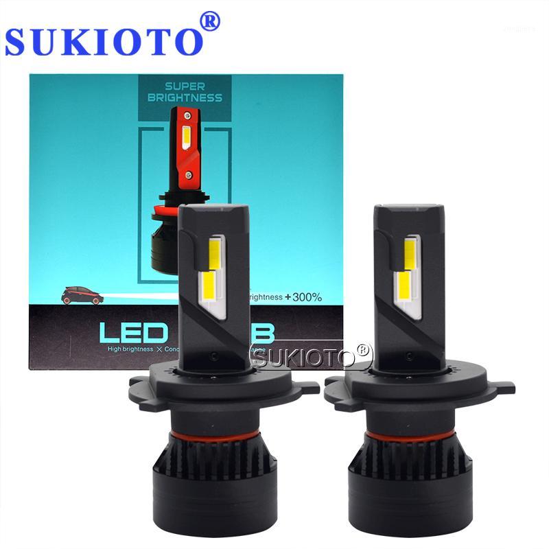 SUKIOTO 2PCS High Bright H4 H7 H8 H11 Car LED Headlights Bulb F3 90W 20000LM 6500K White G-XP Chips 9-32V Car LED Headlamp Kit1
SUKIOTO 2PCS High Bright H4 H7 H8 H11 Car LED Headlights Bulb F3 90W 20000LM 6500K White G-XP Chips 9-32V Car LED Headlamp Kit1