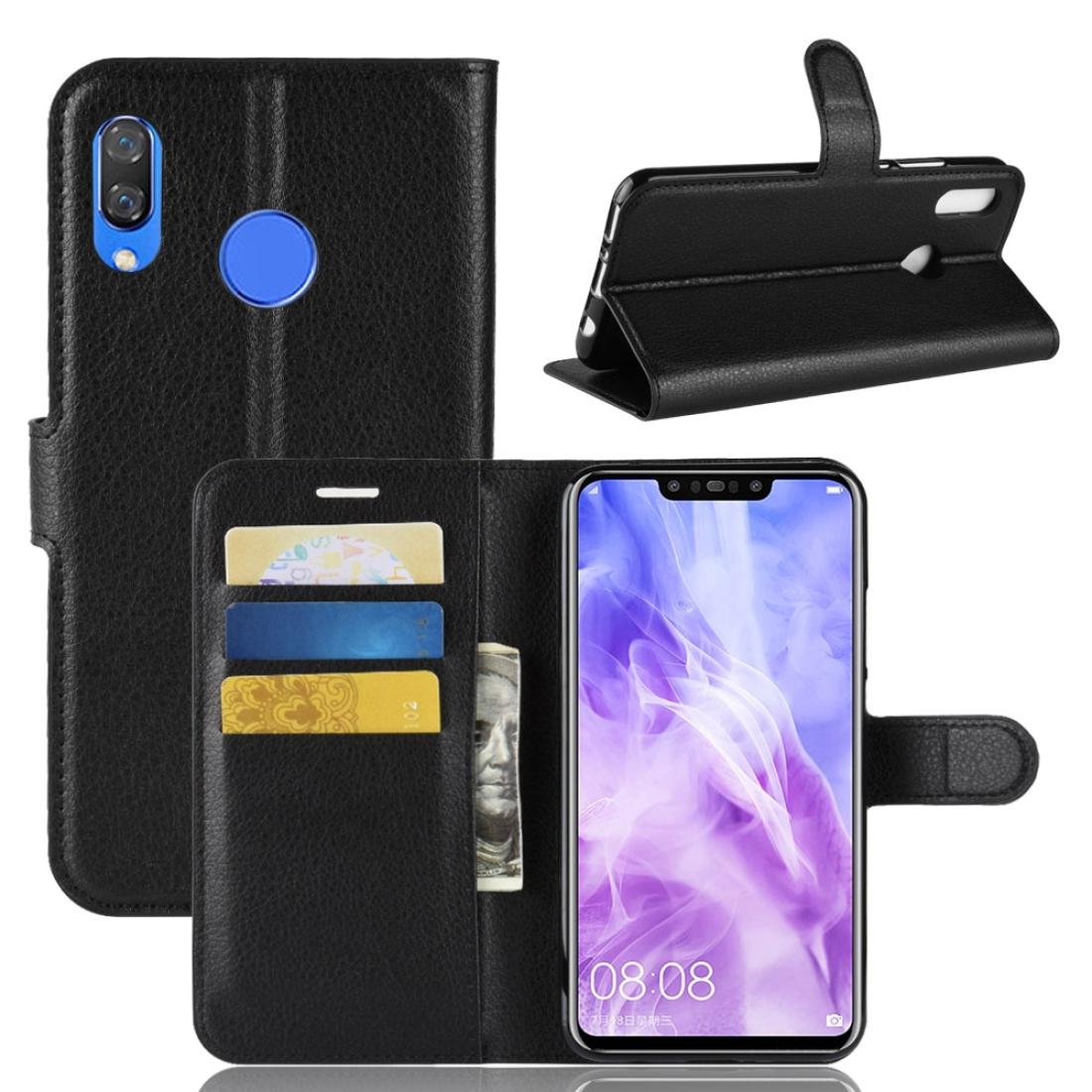 Litchi Texture Horizontal Flip Leather Case for Huawei Nova 3 with Wallet Holder Card Slots
Litchi Texture Horizontal Flip Leather Case for Huawei Nova 3 with Wallet Holder Card Slots