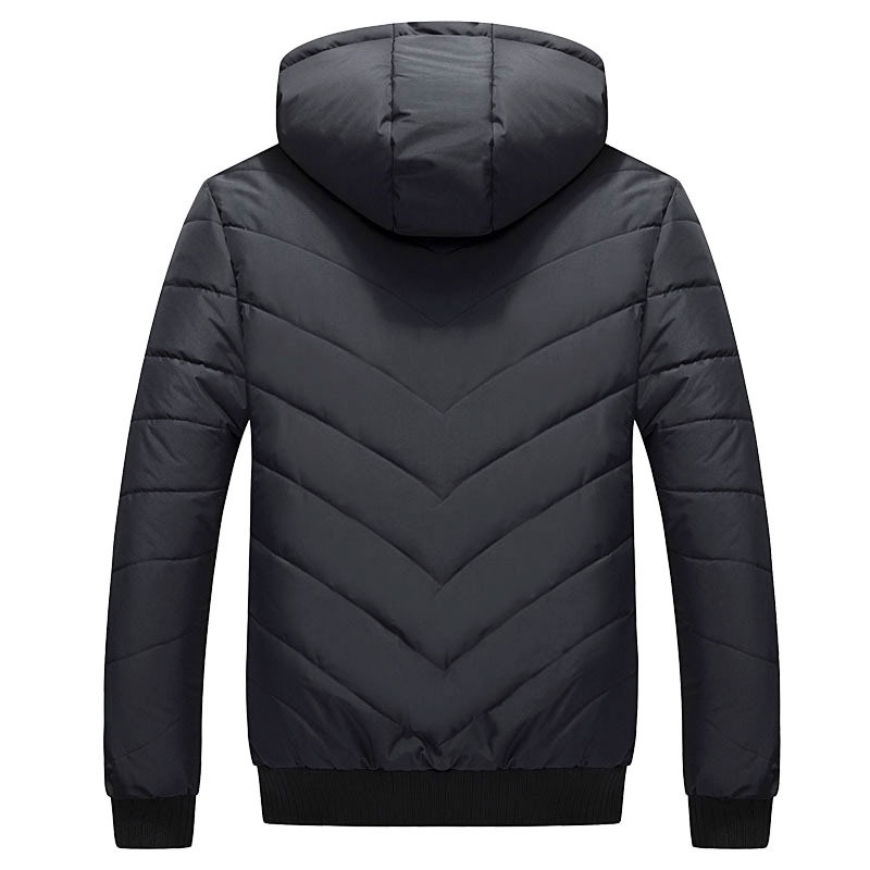 Winter Men Jacket Parka Warm Fleece Casual Hooded Coat Mens Cotton Slim Thick Down Jacket Male Zipper Outwears Casacos Masculino T200102