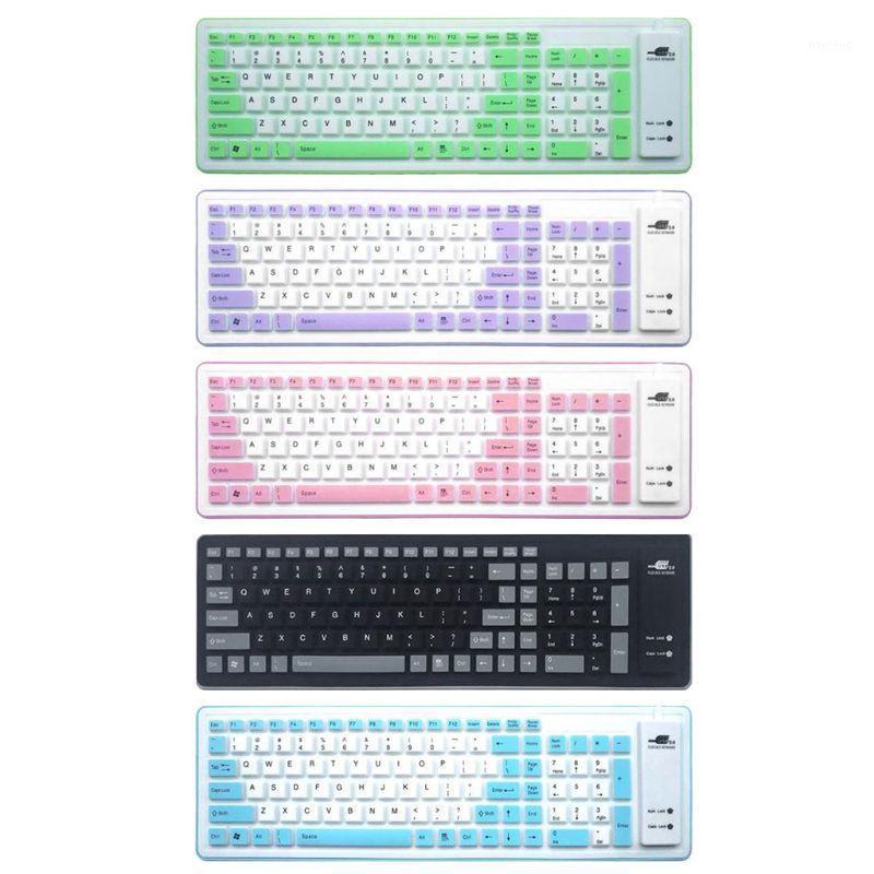 Foldable Silicone Keyboard USB Wired Silicon Flexible Soft Keyboard for Laptop Q6PA1
Foldable Silicone Keyboard USB Wired Silicon Flexible Soft Keyboard for Laptop Q6PA1