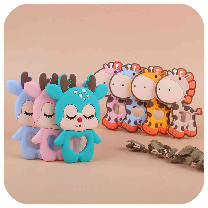 Bpa Free Silicone Teether Teething Toy Food Grade Chew For Baby Cute Aanimal Teeth Pacifier Accessories
Bpa Free Silicone Teether Teething Toy Food Grade Chew For Baby Cute Aanimal Teeth Pacifier Accessories