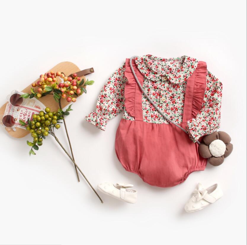 INS new baby girl kids climbing romper Long Sleeve O-neck Full Flower Patchwork Romper 100% cotton girl kid rompers 0-2T, Red
INS new baby girl kids climbing romper Long Sleeve O-neck Full Flower Patchwork Romper 100% cotton girl kid rompers 0-2T, Red