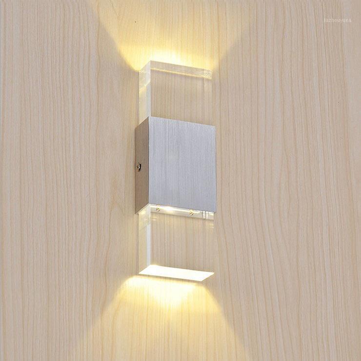Dimmable/N 2W Crystal LED Wall Mount Light Fixture Up/Down Lighting Modern Decor Lamp Living Room Aisle Disco1
Dimmable/N 2W Crystal LED Wall Mount Light Fixture Up/Down Lighting Modern Decor Lamp Living Room Aisle Disco1