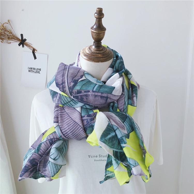 Big leaves print scarf women cotton soft girl femme bufanda Bohemia style scarves
Big leaves print scarf women cotton soft girl femme bufanda Bohemia style scarves