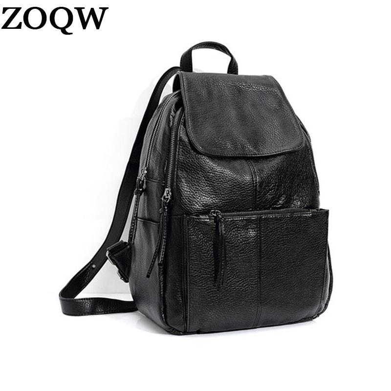 2021 New Arrival Women Backpack Medium Size Soft Leather Backpacks Girl's Daily Casual Bag Travel Bags Mochila Escolar ZOQW WXF3, Black
2021 New Arrival Women Backpack Medium Size Soft Leather Backpacks Girl's Daily Casual Bag Travel Bags Mochila Escolar ZOQW WXF3, Black