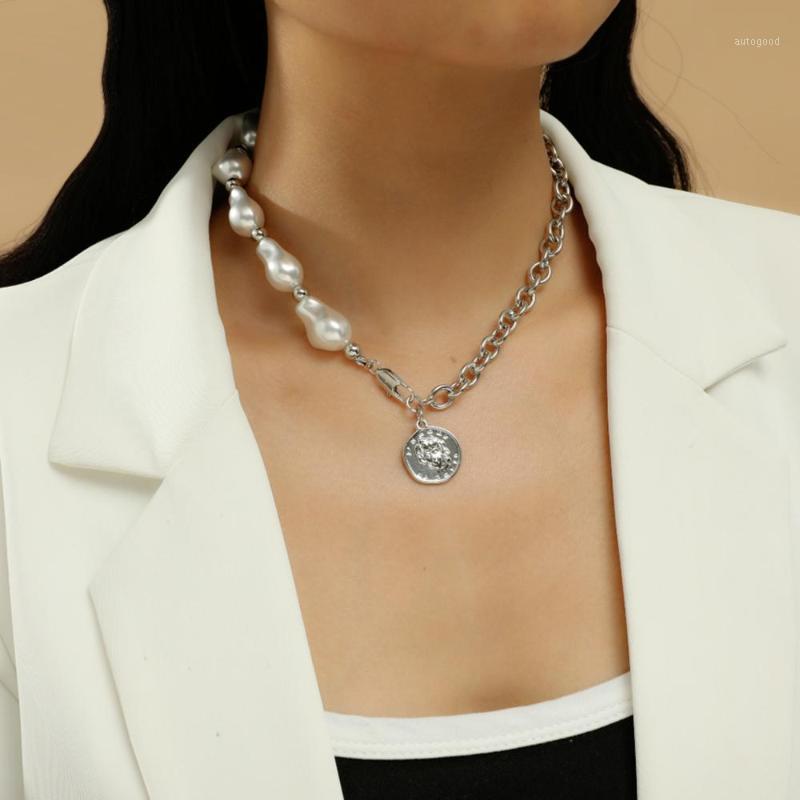 Chokers Bohemian Imitation Pearl Chain Choker Necklace Collar Statement Carved Coin Angel Pendant For Women Jewelry1
Chokers Bohemian Imitation Pearl Chain Choker Necklace Collar Statement Carved Coin Angel Pendant For Women Jewelry1