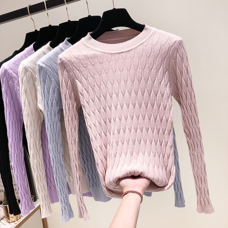 New Fashion Women Knitted Tops Autumn Winter Pullovers Sweaters Casual Long Sleeve O-Neck Geometric Knitting Sweaters White 201130, Pink
New Fashion Women Knitted Tops Autumn Winter Pullovers Sweaters Casual Long Sleeve O-Neck Geometric Knitting Sweaters White 201130, Pink
