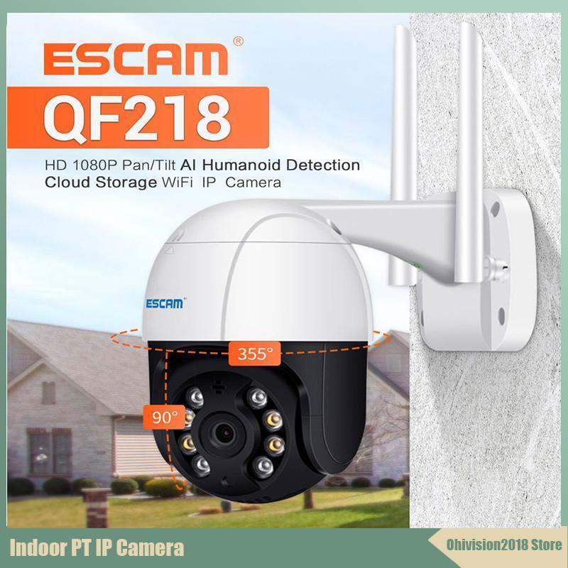 ESCAM QF218 Home Camera 1080P Pan/Tilt AI Humanoid detection Cloud Storage Waterproof WiFi IP Camera with Two Way Audio1
ESCAM QF218 Home Camera 1080P Pan/Tilt AI Humanoid detection Cloud Storage Waterproof WiFi IP Camera with Two Way Audio1