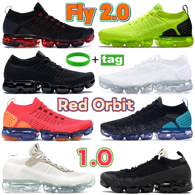 Fashion Men Fly 2.0 women running shoes 1.0 triple volt black white pure platinum metallic gold multi-color red orbit Orca mens sneakers trainers Size 36-45, Shoe box
Fashion Men Fly 2.0 women running shoes 1.0 triple volt black white pure platinum metallic gold multi-color red orbit Orca mens sneakers trainers Size 36-45, Shoe box