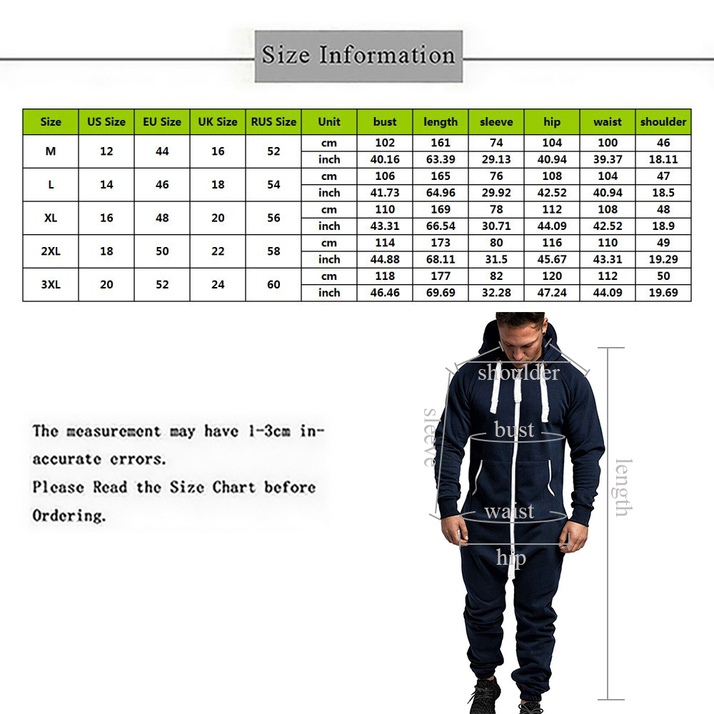 1 Piece Fleece Men Jumpsuit spring Patchwork Zipper Men Overalls Fashion Sports Loose Casual Hoodies Playsuit Streetwear 201110
