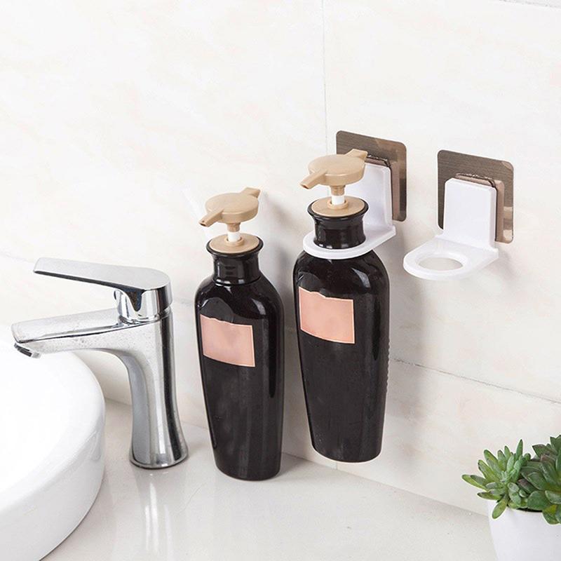 Bathroom Liquid Soap Rack Holder Shower Gel Hook Kitchen Multi-function Bottle Hanger Simple Wall Shampoo Rack Suction Wall Hook
Bathroom Liquid Soap Rack Holder Shower Gel Hook Kitchen Multi-function Bottle Hanger Simple Wall Shampoo Rack Suction Wall Hook