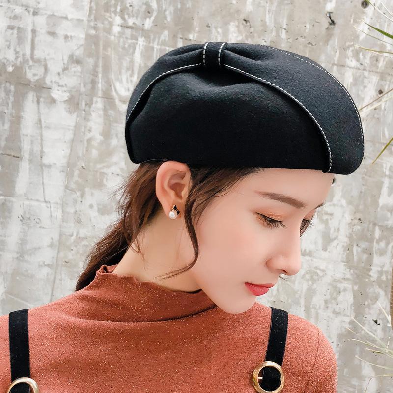 Beret Women Autumn and Winter Korean Version of Japanese Wild Wool Boinas Para Mujer Chapeau Femme Kapelusz Czapka Zimowa Chapeu1, Black
Beret Women Autumn and Winter Korean Version of Japanese Wild Wool Boinas Para Mujer Chapeau Femme Kapelusz Czapka Zimowa Chapeu1, Black