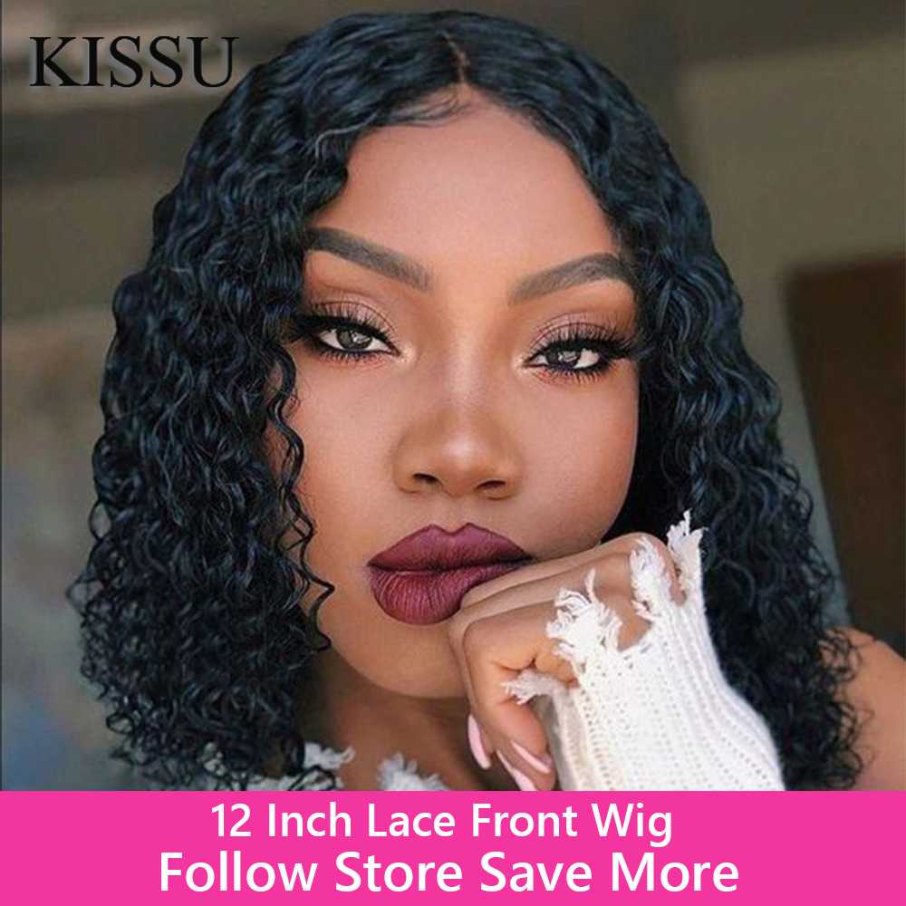 12 Inch Lace Front Wig Bob Wig Deep Wave Lace Front Peruvian Hair Curly Bob Frontal Human Hair Wigs With Sale, Medium brown lace 
12 Inch Lace Front Wig Bob Wig Deep Wave Lace Front Peruvian Hair Curly Bob Frontal Human Hair Wigs With Sale, Medium brown lace
