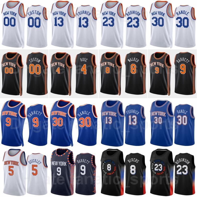 75th Anniversary Basketball Print Kemba Walker Jersey 8 Evan Fournier 13 Mitchell Robinson 23 RJ Barrett 9 Derrick Rose 4 Julius Randle 30 Obi Toppin 1 Dwayne Bacon 0, Color3
75th Anniversary Basketball Print Kemba Walker Jersey 8 Evan Fournier 13 Mitchell Robinson 23 RJ Barrett 9 Derrick Rose 4 Julius Randle 30 Obi Toppin 1 Dwayne Bacon 0, Color3