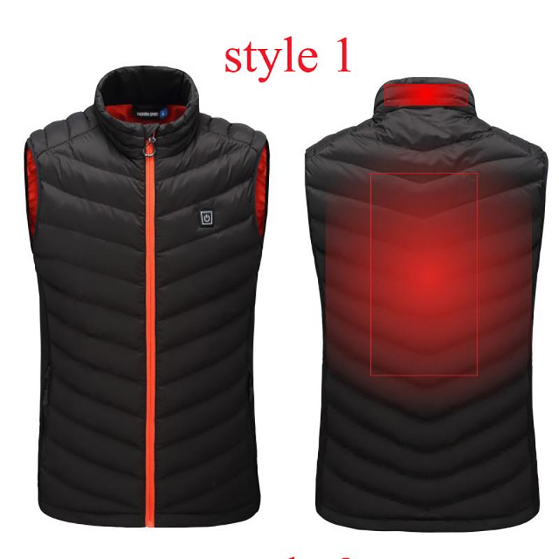 USB Couple Winter Warm Vest Outdoorwear Heated Vest Climbing Heated Cotton Intelligent Electric Heating Running Hiking, Black
USB Couple Winter Warm Vest Outdoorwear Heated Vest Climbing Heated Cotton Intelligent Electric Heating Running Hiking, Black