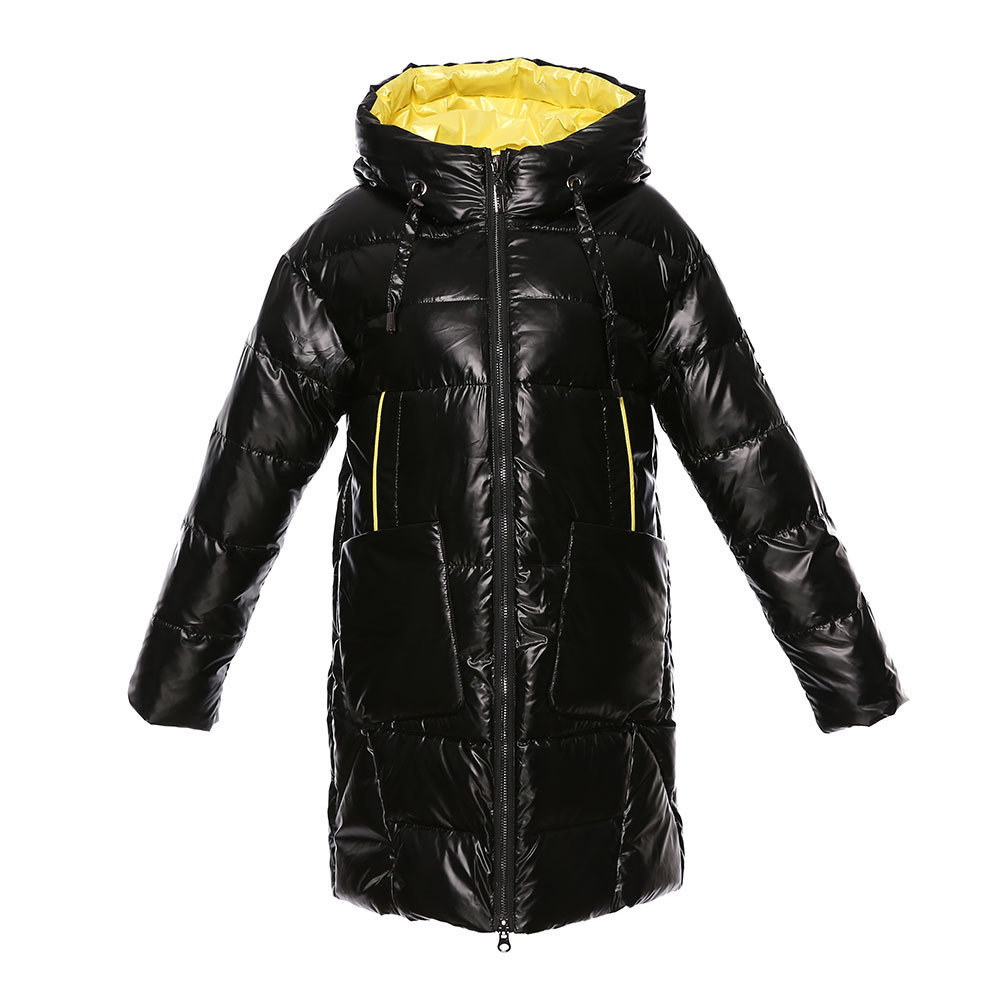 AORRYVLA Long Women's Down Jacket Thick Warm Puffer Jacket Hooded Cotton Parka Casual Female Outerwear Clothing Plus Size 201127