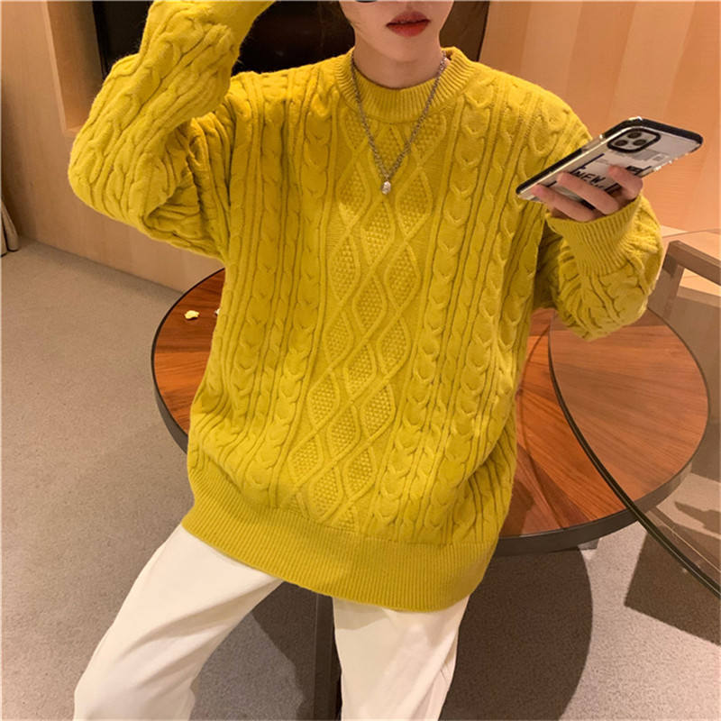 2021 New Vintage Women's Nightgown Twisted Kintted Velo Round Colored Top Turtlenecks Pullover's Pure Colour Swedish Mujer L6CM, Yellow.
2021 New Vintage Women's Nightgown Twisted Kintted Velo Round Colored Top Turtlenecks Pullover's Pure Colour Swedish Mujer L6CM, Yellow.