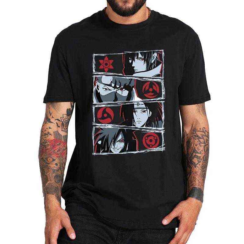 Naruto-T Shirts Anime Uchiha Eyes Printed Half Sleeve Casual Round Neck 100% Cotton Men Top EU Size Y220208, Purple
Naruto-T Shirts Anime Uchiha Eyes Printed Half Sleeve Casual Round Neck 100% Cotton Men Top EU Size Y220208, Purple