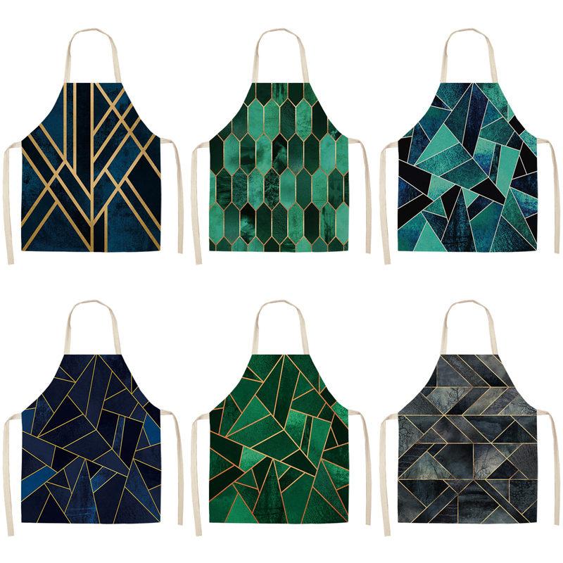 Aprons 1Pcs Geometric Printed Kitchen For Woman And Man Home Cooking Baking Shop Cotton Linen Cleaning Apron 53*65cm G1014
Aprons 1Pcs Geometric Printed Kitchen For Woman And Man Home Cooking Baking Shop Cotton Linen Cleaning Apron 53*65cm G1014