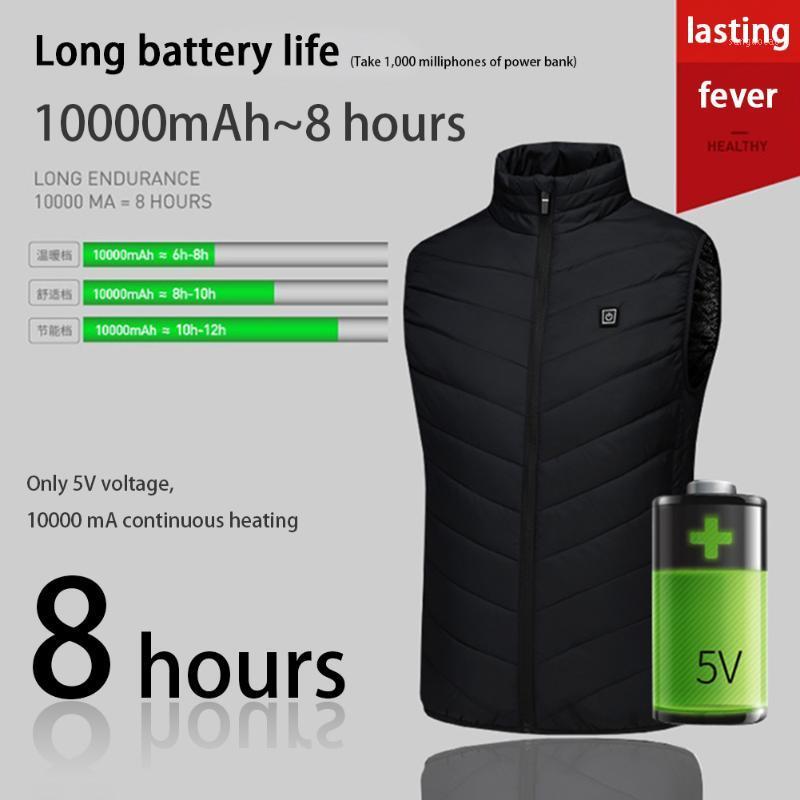 Unisex Adjustable Temperature Autumn Winter Electric Warm Windproof Washable Heated Vest Sleeveless Fishing Outdoor Camping1, As pic
Unisex Adjustable Temperature Autumn Winter Electric Warm Windproof Washable Heated Vest Sleeveless Fishing Outdoor Camping1, As pic