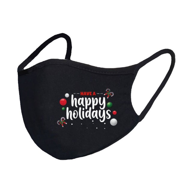 Black Christmas Decoration Party Mask Xmas Gifts Face Mask 2021 New Year Party Supplies 10 designs