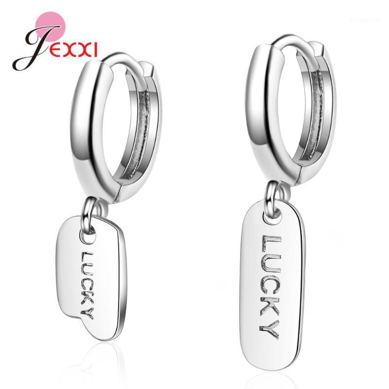 Geometric Letter Alphabet Tag Hoop Earrings LUCKY 925 Silver Square Card Pendant Hoop Earrings For Women1
Geometric Letter Alphabet Tag Hoop Earrings LUCKY 925 Silver Square Card Pendant Hoop Earrings For Women1