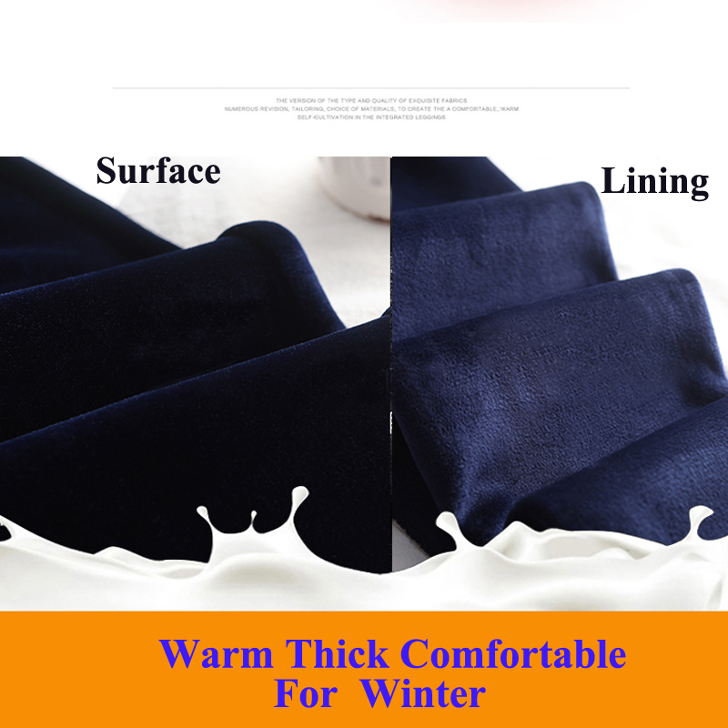 OUMENGKA Winter Double Thicken Velvet Skinny Women's Pants High Elastic Waist Stretch Slim Trousers Female Pencil Pants 201109