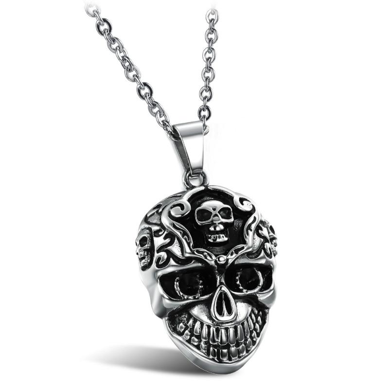 Collier 2020 vintage necklace men jewelry stainless steel skull necklaces & pendants punk male accessories gift retro jewellery
Collier 2020 vintage necklace men jewelry stainless steel skull necklaces & pendants punk male accessories gift retro jewellery