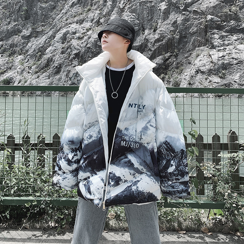 mens winter coats fashion mens jacket snow printing hooded zipper windbreaker casual loose men winter jacket 2 colors size m-3xl, Black
mens winter coats fashion mens jacket snow printing hooded zipper windbreaker casual loose men winter jacket 2 colors size m-3xl, Black