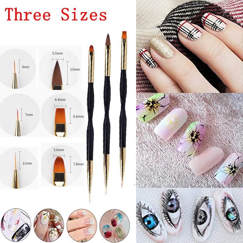 New 1Pcs Nail Brush Double Head Drawing Lines Pen Diy Uv Gel Polish Flowers Design Dot Painting Detailing Pen for Women Fashion
New 1Pcs Nail Brush Double Head Drawing Lines Pen Diy Uv Gel Polish Flowers Design Dot Painting Detailing Pen for Women Fashion