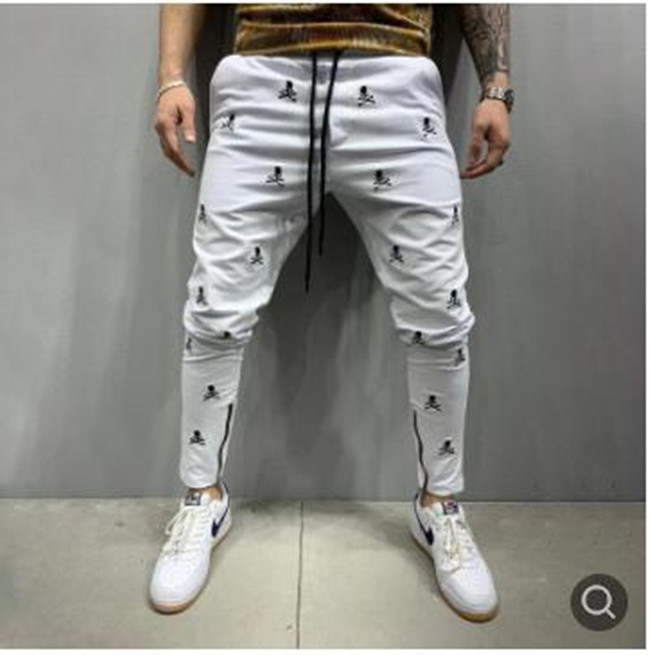 2020 new hip hop fashion embroidery casual pants Trend Sports small foot zipper pants men's factory direct sales, White
2020 new hip hop fashion embroidery casual pants Trend Sports small foot zipper pants men's factory direct sales, White