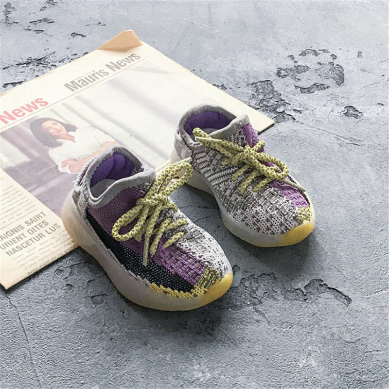 AOGT Spring Baby Shoes Boy Girl Breathable Knitting Mesh Toddler Shoes Fashion Infant Sneakers Soft Comfortable Child Shoes 201222