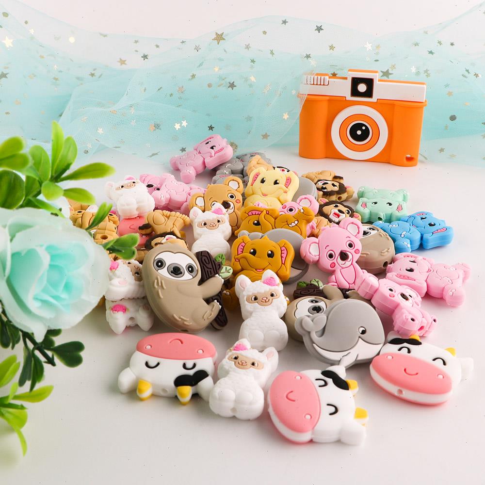 Kovict Animal Silicone Beads 10pcs Soother Alpacas Koala Cow Bpa Free Food Grade Pendants Diy Pacifier Chain Nursing Baby Toys
Kovict Animal Silicone Beads 10pcs Soother Alpacas Koala Cow Bpa Free Food Grade Pendants Diy Pacifier Chain Nursing Baby Toys