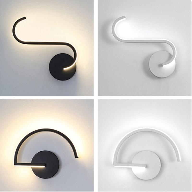 Black White Wall Lights for Home Bedside Acrylic Metal Nordic Modern Led Bedroom Light Minimal Lamp Applique Luminaire WF1021
Black White Wall Lights for Home Bedside Acrylic Metal Nordic Modern Led Bedroom Light Minimal Lamp Applique Luminaire WF1021