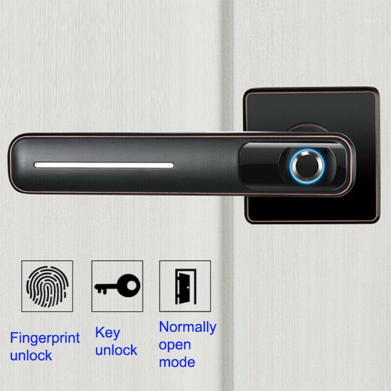 Door Security USB Charging Durable Fingerprint Lock Biometric Sensitive Stainless Steel Semiconductor With Keys Smart Electronic1
Door Security USB Charging Durable Fingerprint Lock Biometric Sensitive Stainless Steel Semiconductor With Keys Smart Electronic1