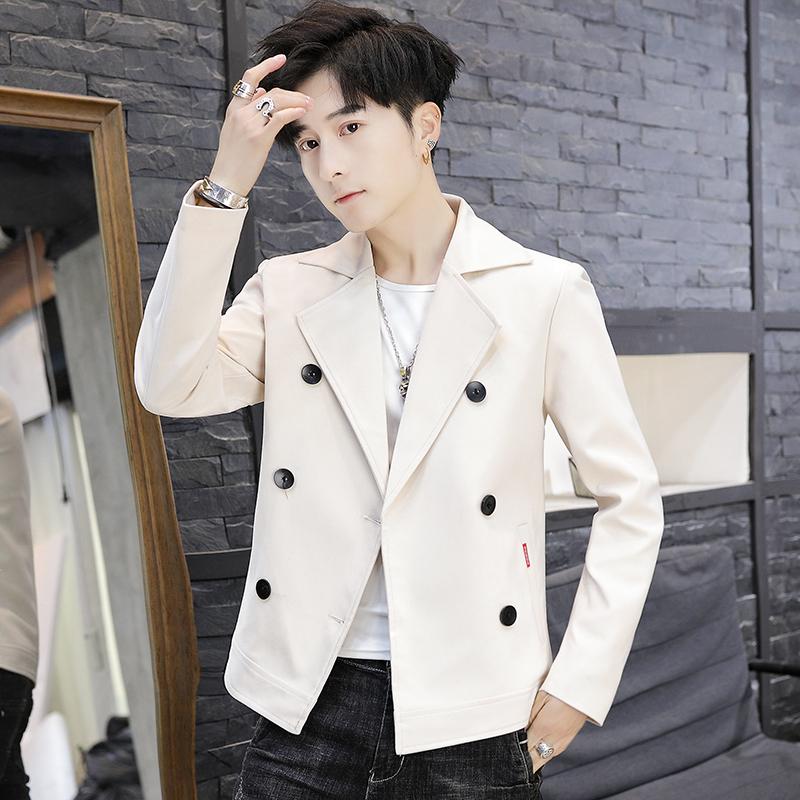 New Men's Casual Spring Autumn Coat Double Breasted Lapel Long Sleeve Solid Jacket Size -3XL Black White Red Green Apricot Z13
New Men's Casual Spring Autumn Coat Double Breasted Lapel Long Sleeve Solid Jacket Size -3XL Black White Red Green Apricot Z13