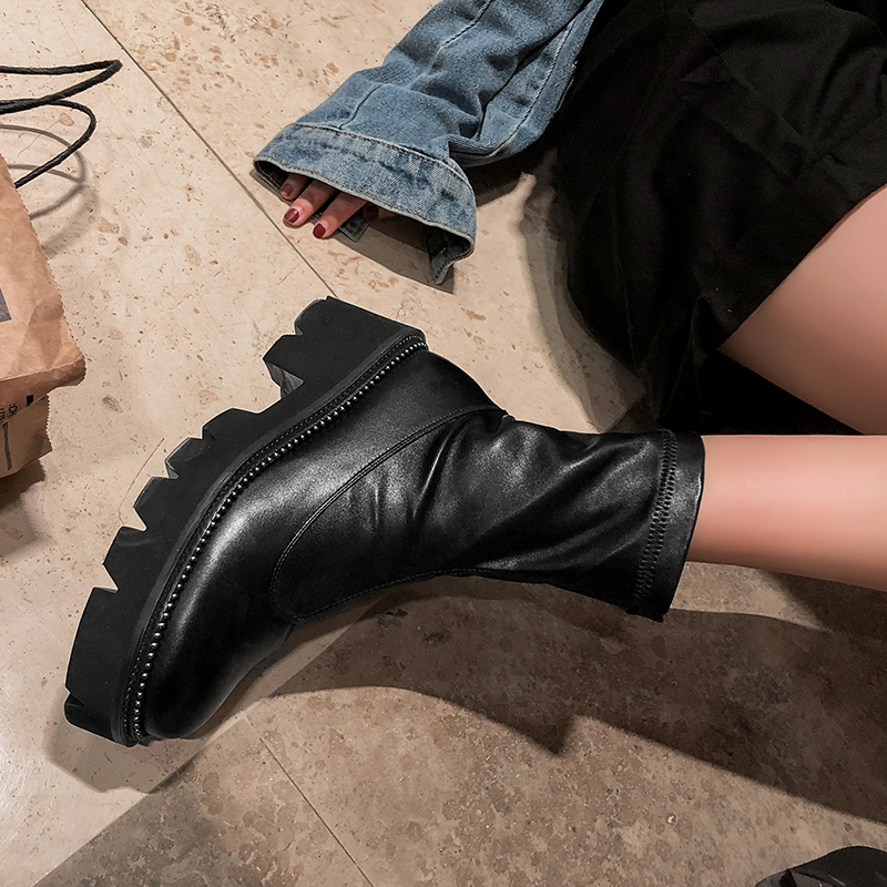 2020 Toe Classic Round-foot Platform Genuine Female Leather Big Female-size Ankle Boots Short Women's Shoes Nbkm, Black
2020 Toe Classic Round-foot Platform Genuine Female Leather Big Female-size Ankle Boots Short Women's Shoes Nbkm, Black